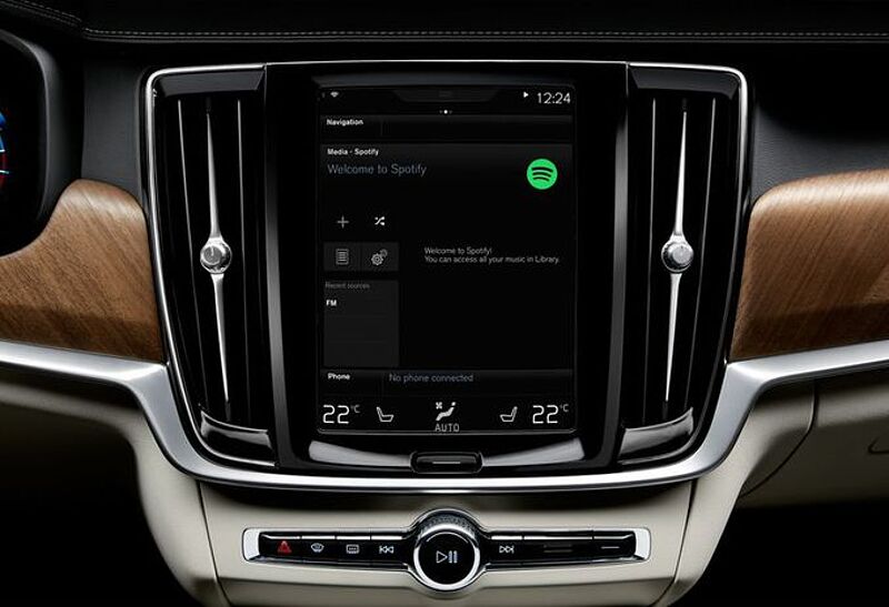 Volvo is de eerste autoconstructeur die de Zweedse muziekstreamingdienst Spotify in al zijn nieuwe voertuigen wereldwijd integreert.