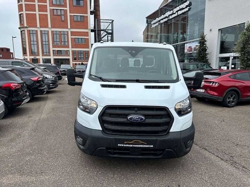 Ford Transit CHASSIS DUBBEL CABINE OPEN LAADBAK 7 ZIT 27900+BTW
