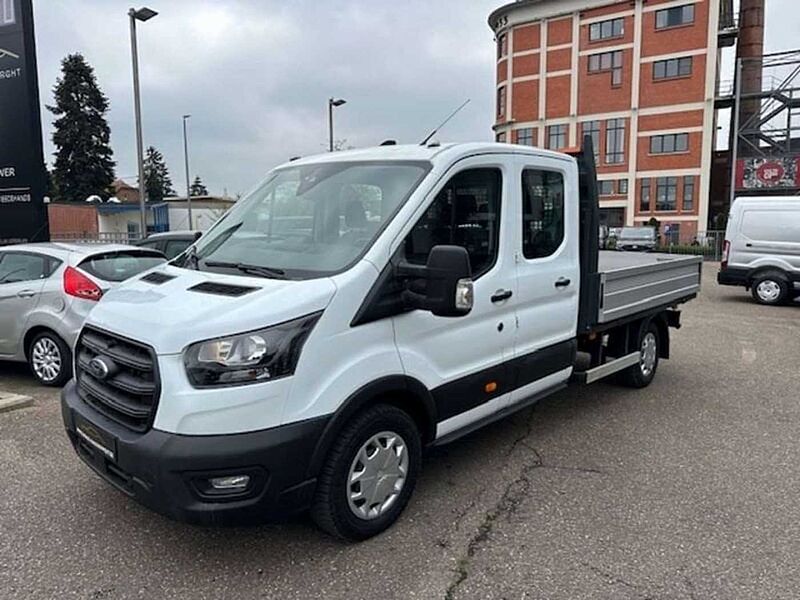 Ford Transit CHASSIS DUBBEL CABINE OPEN LAADBAK 7 ZIT 27900+BTW